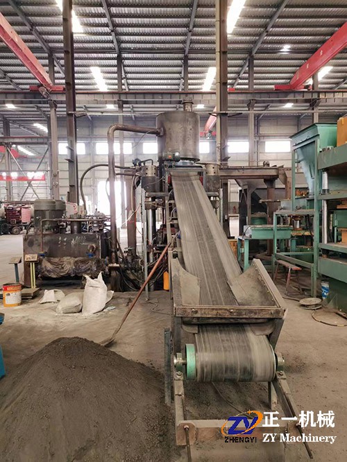 鐵粉渣制磚機(jī) 樣機(jī)展示